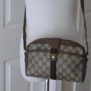 Gucci GG Web Supreme Striped Crossbody Bag